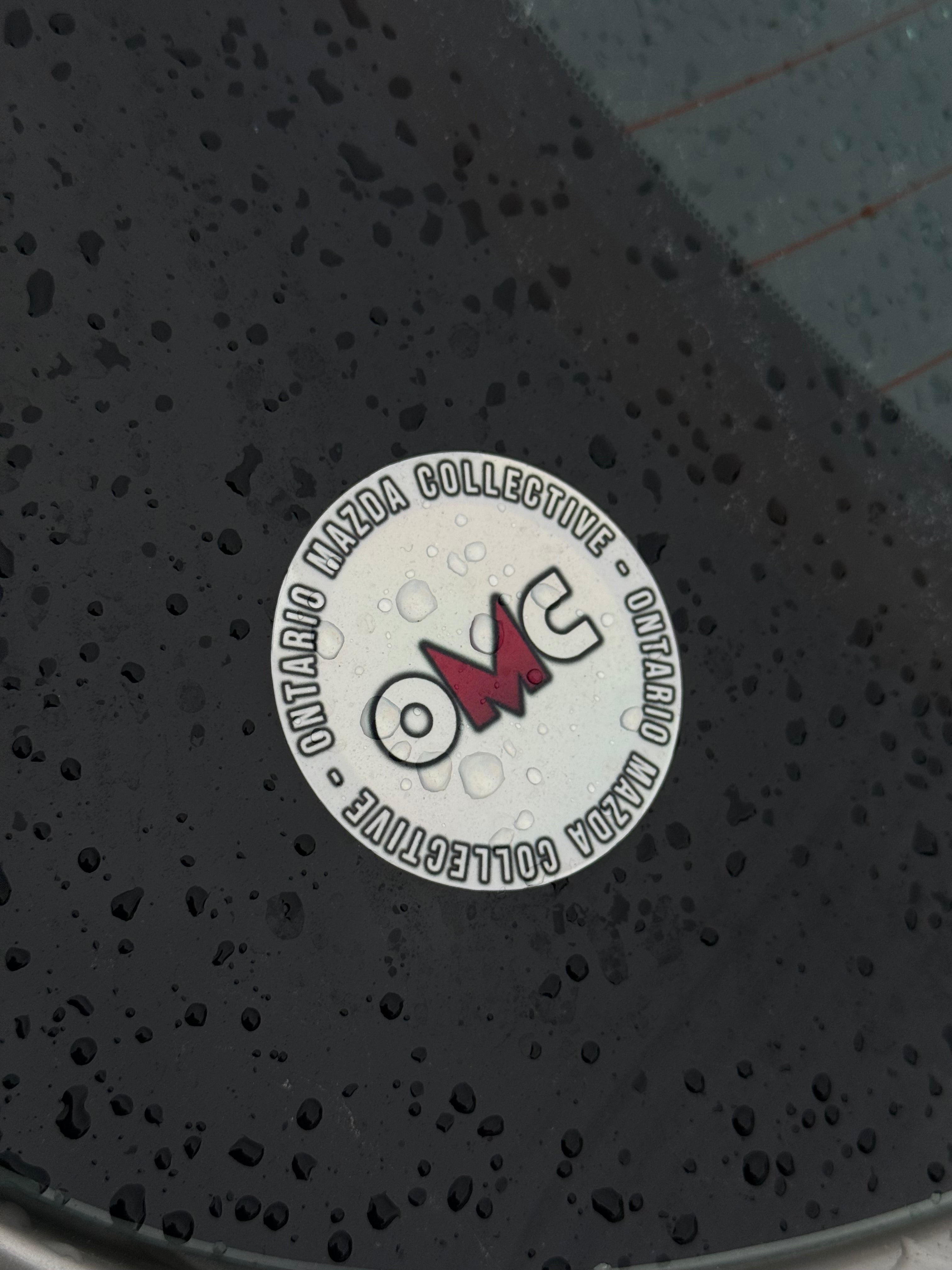 OMC Holographic Logo Sticker (6cm)