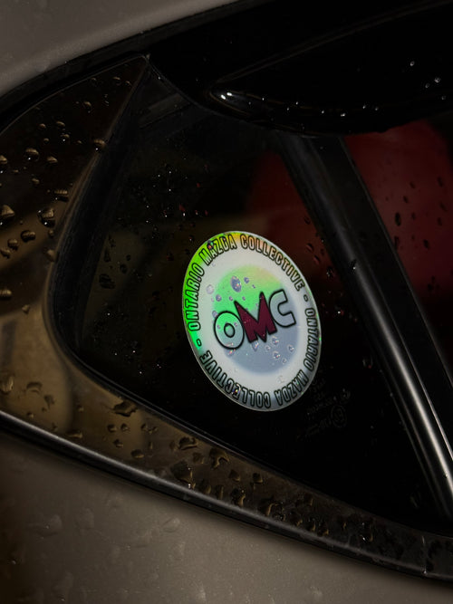 OMC Holographic Logo Sticker (6cm)