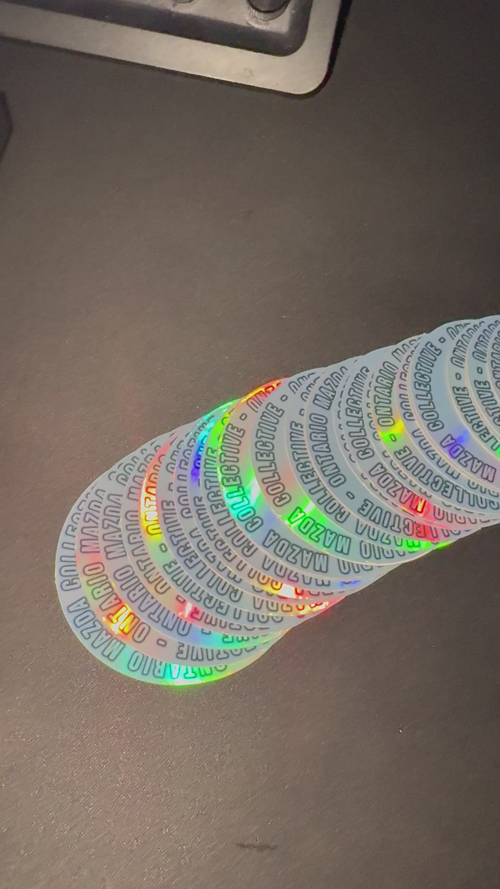 OMC Holographic Logo Sticker (6cm)
